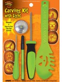11 pc Green Colossal Carving Kit w/ Light, halloween costume (11 pc Green Colossal Carving Kit w/ Light)