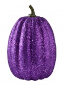 11" Tall Purple Glitter Pumpkin, halloween costume (11" Tall Purple Glitter Pumpkin)