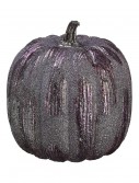 6" Purple Glittered Pumpkin, halloween costume (6" Purple Glittered Pumpkin)