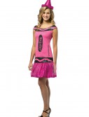 Teen Crayola Blush Glitz Dress, halloween costume (Teen Crayola Blush Glitz Dress)