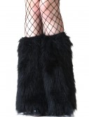 Adult Black Furry Boot Covers, halloween costume (Adult Black Furry Boot Covers)