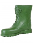 Adult Green Latex Boot Covers, halloween costume (Adult Green Latex Boot Covers)
