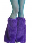Adult Purple Furry Boot Covers, halloween costume (Adult Purple Furry Boot Covers)