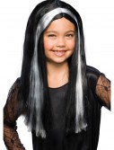 Black and Grey Child Witch Wig, halloween costume (Black and Grey Child Witch Wig)