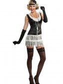 Black and White Sequin Flapper Costume, halloween costume (Black and White Sequin Flapper Costume)