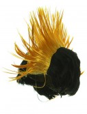 Black and Yellow Mohawk Wig, halloween costume (Black and Yellow Mohawk Wig)