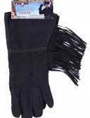 Black Fringe Cowboy Gloves, halloween costume (Black Fringe Cowboy Gloves)