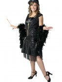 Black Jazz Flapper Costume, halloween costume (Black Jazz Flapper Costume)