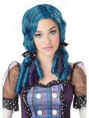 Blue / Purple Doll Curls Wig, halloween costume (Blue / Purple Doll Curls Wig)