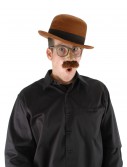 Bowler Brown Hat, halloween costume (Bowler Brown Hat)