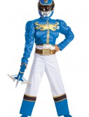 Boys Blue Ranger Megaforce Classic Muscle Costume, halloween costume (Boys Blue Ranger Megaforce Classic Muscle Costume)
