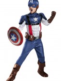 Boys Retro Captain America Prestige Costume, halloween costume (Boys Retro Captain America Prestige Costume)