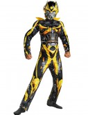 Child Bumblebee Classic Muscle Movie Costume, halloween costume (Child Bumblebee Classic Muscle Movie Costume)