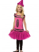 Child Crayola Glitz Blush Dress, halloween costume (Child Crayola Glitz Blush Dress)