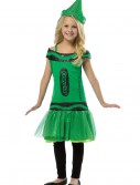 Child Crayola Glitz Emerald Dress, halloween costume (Child Crayola Glitz Emerald Dress)