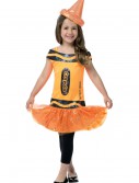 Child Crayola Glitz Orange Dress, halloween costume (Child Crayola Glitz Orange Dress)