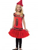 Child Crayola Glitz Ruby Dress, halloween costume (Child Crayola Glitz Ruby Dress)