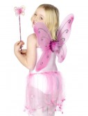 Child Pink Butterfly Wings Kit, halloween costume (Child Pink Butterfly Wings Kit)