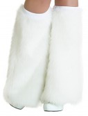 Child White Furry Boot Covers, halloween costume (Child White Furry Boot Covers)