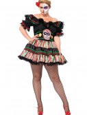 Day of the Dead Doll Plus Size, halloween costume (Day of the Dead Doll Plus Size)