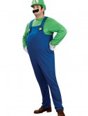 Deluxe Plus Size Luigi Costume, halloween costume (Deluxe Plus Size Luigi Costume)