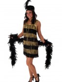 Fringe Gold Flapper Costume, halloween costume (Fringe Gold Flapper Costume)