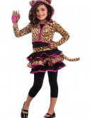 Girls Leopard Hoodie Costume, halloween costume (Girls Leopard Hoodie Costume)