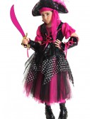 Girls Pink Caribbean Pirate Costume, halloween costume (Girls Pink Caribbean Pirate Costume)