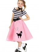 Girls Poodle Skirt Dress, halloween costume (Girls Poodle Skirt Dress)