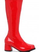 Girls Red Gogo Boots, halloween costume (Girls Red Gogo Boots)
