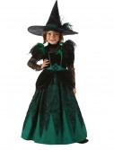 Girls Emerald Witch Costume, halloween costume (Girls Emerald Witch Costume)