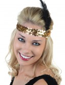 Gold and Black Flapper Headband, halloween costume (Gold and Black Flapper Headband)