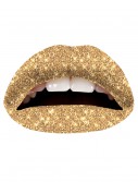 Gold Glitterati Lip Applique, halloween costume (Gold Glitterati Lip Applique)