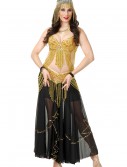 Golden Belly Dancer Costume, halloween costume (Golden Belly Dancer Costume)
