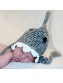 Infant Gray Shark Hat w/ Teeth, halloween costume (Infant Gray Shark Hat w/ Teeth)