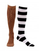 Knee-High Mismatched Pirate Socks, halloween costume (Knee-High Mismatched Pirate Socks)