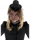 Victorian Small Black Top Hat, halloween costume (Victorian Small Black Top Hat)