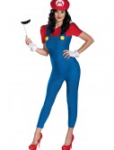 Women's Deluxe Mario Costume, halloween costume (Women's Deluxe Mario Costume)