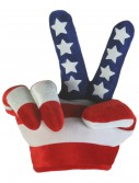 Peace Sign Flag Hat, halloween costume (Peace Sign Flag Hat)
