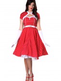 Plus Size 1950s Sweetheart Dress Costume, halloween costume (Plus Size 1950s Sweetheart Dress Costume)