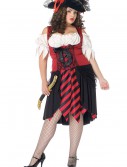 Plus Size Crimson Pirate Costume, halloween costume (Plus Size Crimson Pirate Costume)