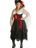 Plus Size Female Pirate Costume, halloween costume (Plus Size Female Pirate Costume)