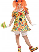 Plus Size Giggles the Clown Costume, halloween costume (Plus Size Giggles the Clown Costume)