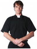 Plus Size Priest Shirt, halloween costume (Plus Size Priest Shirt)