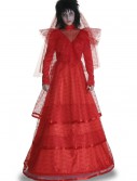 Plus Size Red Gothic Wedding Dress, halloween costume (Plus Size Red Gothic Wedding Dress)