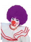 Purple Afro Clown Wig, halloween costume (Purple Afro Clown Wig)