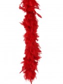 Red 80 Gram Feather Boa, halloween costume (Red 80 Gram Feather Boa)