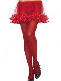 Red / Red Sparkle Tights, halloween costume (Red / Red Sparkle Tights)