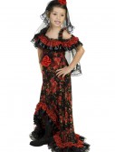 Red Rose Spanish Dancer Costume, halloween costume (Red Rose Spanish Dancer Costume)