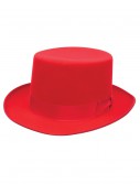 Red Wool Top Hat, halloween costume (Red Wool Top Hat)